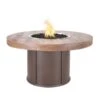 The Outdoor Plus 43 Inch Fresno GFRC Wood Grain Gas Fire Table 1 The Outdoor Plus 43 Inch Fresno GFRC Wood Grain Gas Fire Table -Fire Pits Shop the outdoor plus 43 inch fresno gfrc wood grain gas fire table 55