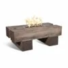 The Outdoor Plus 48 Inch Palo Wood Grain GFRC Gas Fire Pit -Fire Pits Shop the outdoor plus 48 inch palo wood grain gfrc gas fire pit 57