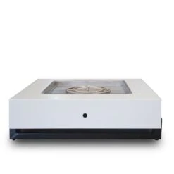 The Outdoor Plus 48 Inch Seal Rock Powder Coat Steel Gas Fire Pit