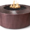 The Outdoor Plus 60 X 18 Inch Unity Hammered Copper Gas Fire Pit