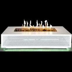 The Outdoor Plus 72 Inch Manila LED Powder Coat Steel Gas Fire Pit -Fire Pits Shop the outdoor plus 72 inch manila led powder coat steel gas fire pit 20