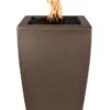 The Outdoor Plus Baston Concrete Fire Pillar -Fire Pits Shop the outdoor plus baston concrete fire pillar 48