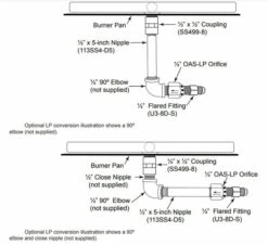TrueFlame Match Lit Fire Pit Propane Conversion Kit 7 TrueFlame Match Lit Fire Pit Propane Conversion Kit -Fire Pits Shop trueflame match lit fire pit propane conversion kit 54
