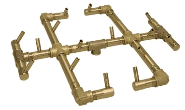 Warming Trends 17 X 15 Inch Crossfire Square Fire Pit Burner - 180,000 BTU 3 Warming Trends 17 X 15 Inch Crossfire Square Fire Pit Burner - 180,000 BTU