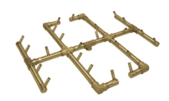 Warming Trends 21 1/2 Inch Crossfire Original Fire Pit Burner With Flex Line - 290,000 BTU