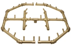 Warming Trends 24 1/2 X 23 1/2 Inch Crossfire Octagonal Fire Pit Burner - 320,000 BTU