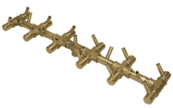 Warming Trends 28 X 11 Inch Crossfire Tree Fire Pit Kit With Flex Line - 170,000 BTU