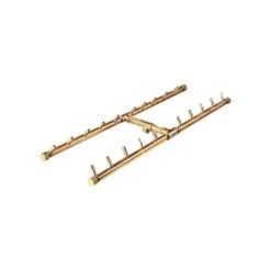 Warming Trends 30' X 9' H-Style Crossfire Fire Pit Burner - 200,000 BTU