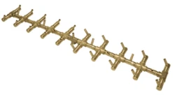 Warming Trends 44 X 14 Inch Crossfire Tree Fire Pit Kit With Flex Line - 290,000 BTU