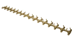 Warming Trends 74 X 14 Inch Crossfire Tree Fire Pit Kit With Flex Line - 470,000 BTU